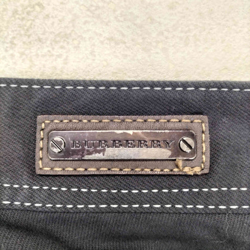 バーバリー BURBERRY 後染め ローライズスキニーパンツ レディース  36